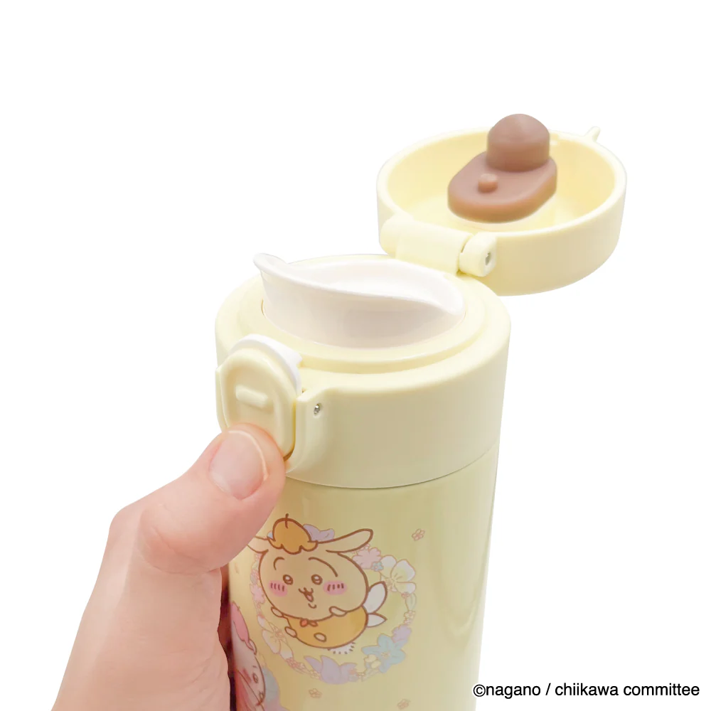 ちいかわ ワンタッチステンレスボトル 350ml（フェアリーフラワー） - Image 7