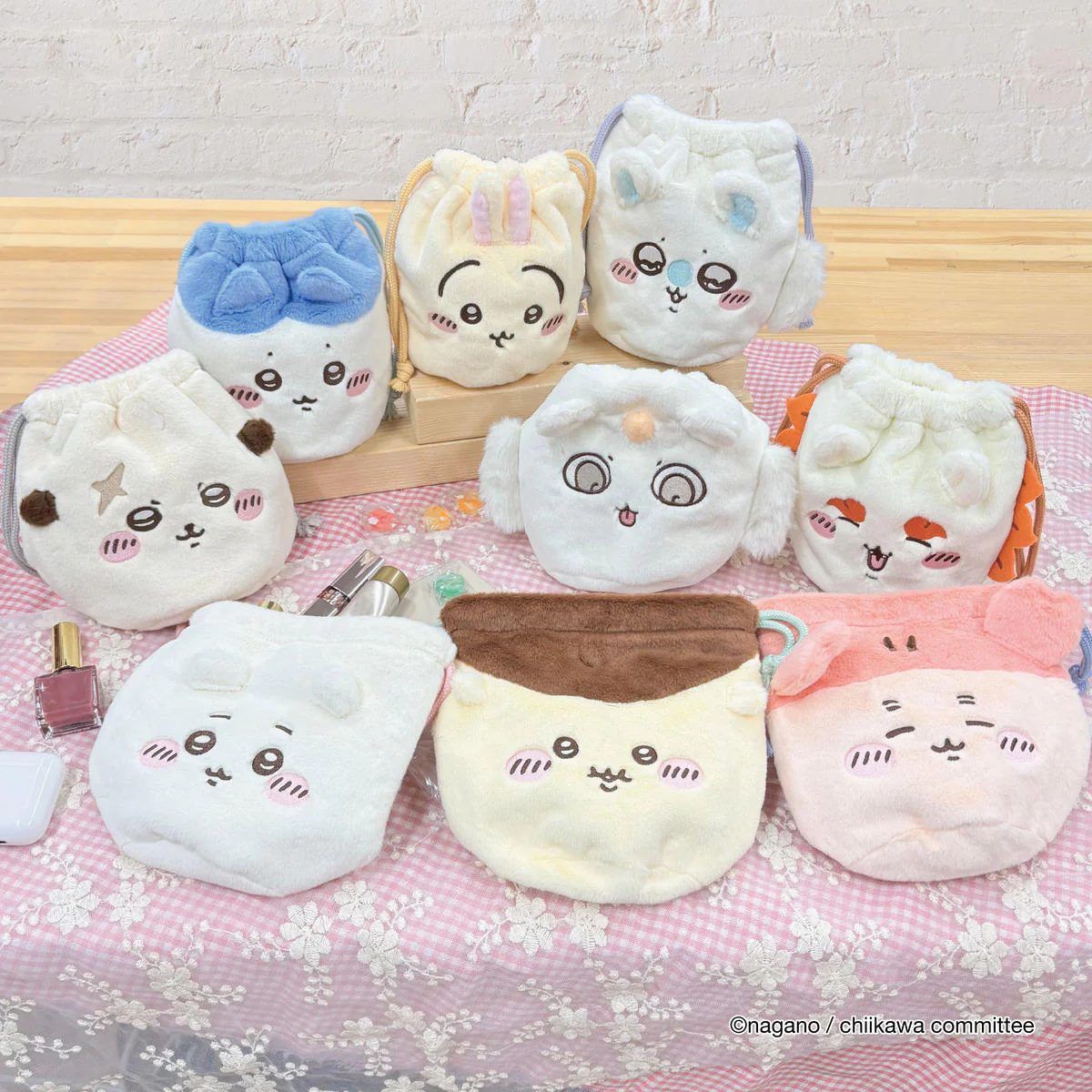 ちいかわ フェイス巾着2（モモンガ） - Image 2