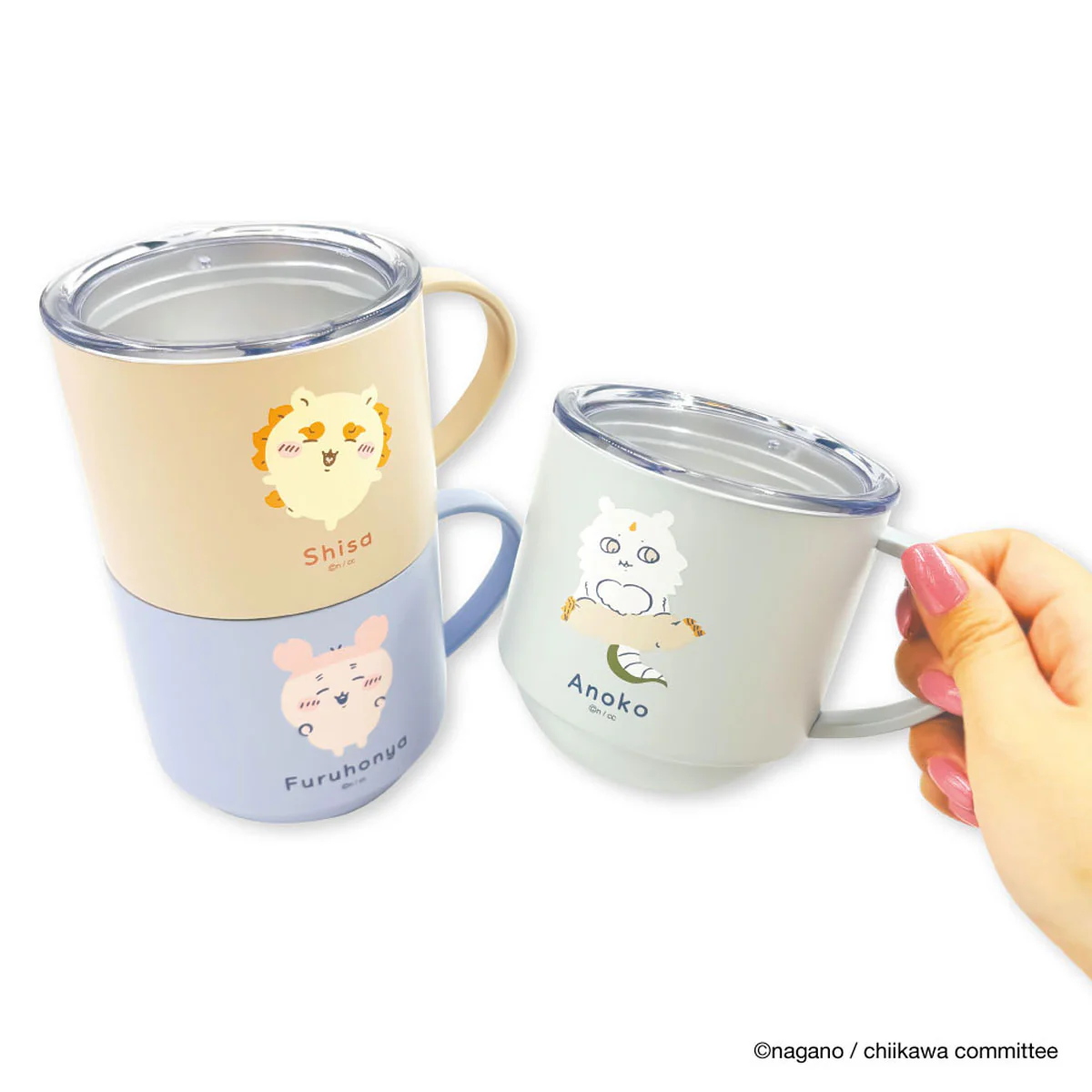 ちいかわ スタッキング蓋つきステンレスマグ(古本屋) - Image 3